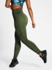 Hummel Leggings Hmlclea Multisport Damen in CLIMBING IVY/BEETLE MELANGE