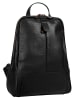Samantha Look Rucksack echt Leder in schwarz