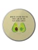 Mr. & Mrs. Panda Aufbewahrungsbehälter Avocado Pärchen mit Spruch in Gelb Pastell