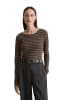 Marc O'Polo Ringel-Longsleeve regular in multi/ shaded brown