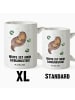 Mr. & Mrs. Panda XL Tasse Otter Seerose mit Spruch in Weiß