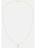 Ethische Diamanten Halskette aus 375 Gelbgold mit Lab Grown Diamant
