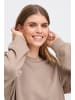 Fransa Sweatshirt FRAURORA Relaxed fit in Desert Taupe
