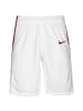 Nike Performance Funktionsshorts Team Stock 20 in weiß / rot