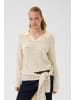 CULTURE Strickpullover CUamera Relaxed fit in Whitecap/Blue