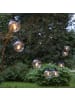 STAR Trading Solar-Lichterkette Globe in Schwarz,Transparent