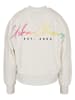 Urban Classics Urban Classics Damen Ladies Oversized Rainbow Crewneck in lightgrey