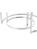 Kayoom Retro Hocker Becky 2erSet in grau - silber
