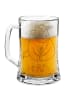 Mr. & Mrs. Panda Gravur Bierkrug Einhorn Traurig ohne Spruch in Transparent