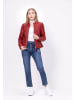 JILANI Damen Lederjacke in Rot