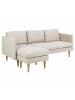 ebuy24 Chaiselongsofa Milly Beige 201 x 132 cm
