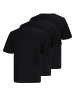 JACK & JONES Junior 3er Pack T-Shirts JJEORGANIC BASIC TEE JNR in black