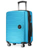 Hauptstadtkoffer Mitte - 3er Koffer-Set Hartschale Gepäckset, TSA, 4 Rollen (S, M & L) in Cyanblau