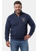 Men Plus Sweatshirt in navy blau