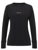 super.natural Merino T-Shirt mit Softshell in schwarz