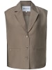 Street One Weste in A-Linie mit Reverskragen in dark beige
