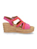 Gabor Fashion Keilsandalette in Pink Orange