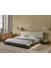 Beliani Doppelbett ZEN in Braun/Weiß - (W) 328 x (H) 86 x (L) 229 cm