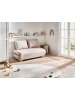 Beliani 3-tlg Schlafsofa ABISKO in Beige/Schwarz/Braun