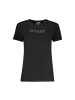 Guess Jeans Schwarz Baumwolle Damen T-Shirt