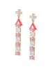 faina Women Earrings in Rose Gold Pink