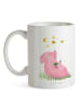 Mr. & Mrs. Panda Tasse Schwein Glück ohne Spruch in Weiß