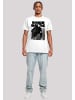 F4NT4STIC T-Shirt David Bowie Jacket Photograph in weiß