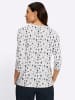 WITT WEIDEN 3/4-Arm-Shirt in ecru-hortensie-bedruckt