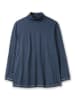 sheego Langarmshirt in saphir meliert