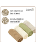 Räuberella Spucktücher 4er-Pack  in Braun, Creme, Hellgrün, Beige - 60 x 60cm