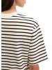 Marc O'Polo Gestreiftes T-Shirt relaxed in Weiß