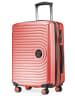 Hauptstadtkoffer Mitte - Kofferset 3 Trolleys Erweiterung Hartschale Gepäck-Set in Korall