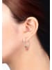 Elli Ohrringe 925 Rosegold Geo, Bi Color_Tri Color, Kugel in Silber