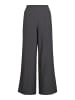 Vila Wide Leg Hose in Medium Grey Melange