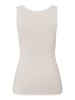 Hanro Crop-Top Woolen Lace in misty white