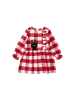 Denokids Kleid Bunny Plaid in rot/weiss