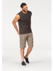 Man's World Muscleshirt in grau-mel/oliv
