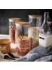 Butlers Butlers Vorratsglas WOODLOCK 4er-Set in Durchsichtig