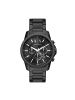 Armani Exchange Armbanduhr The Black Chronograph in schwarz