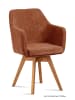 58 aufm Kessel ARMLEHNSTUHL drehbar (2er-Set) Dorry 57x87x60 Eiche geölt/Cognac