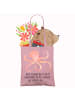 Mr. & Mrs. Panda Tote Bag Tintenfisch mit Spruch in Rosa Pastell