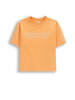 Coccodrillo Baumwoll-T-Shirt mit kurzen Ärmeln in orange