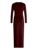Vera Mont Abendkleid mit V-Ausschnitt in Deep Dahlia