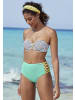 Venice Beach Highwaist-Bikini-Hose in mint