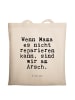 Mr. & Mrs. Panda Tote Bag Wenn Mama es nicht... mit Spruch in Creme
