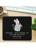 Mr. & Mrs. Panda Mouse Pad Erzieher Energie mit Spruch in Schwarz
