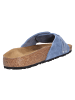 Birkenstock Tieffußbett Pantolette in blau