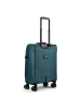 D&N Travel Line 9804 4 Rollen Kabinentrolley S 55 cm petrol