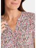 GOLDNER Kurzgröße:  Cityshirt mit floralem Design in bunt / gemustert