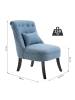 HOMCOM Sessel in Blau 52,5L x 69B x 77H cm
